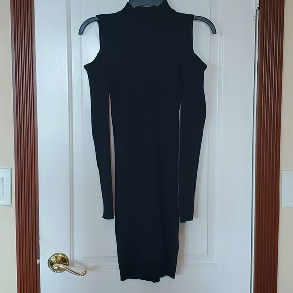BLACK NEW SWEATERDRESS, SIZE M- L - Picture 2 of 5
